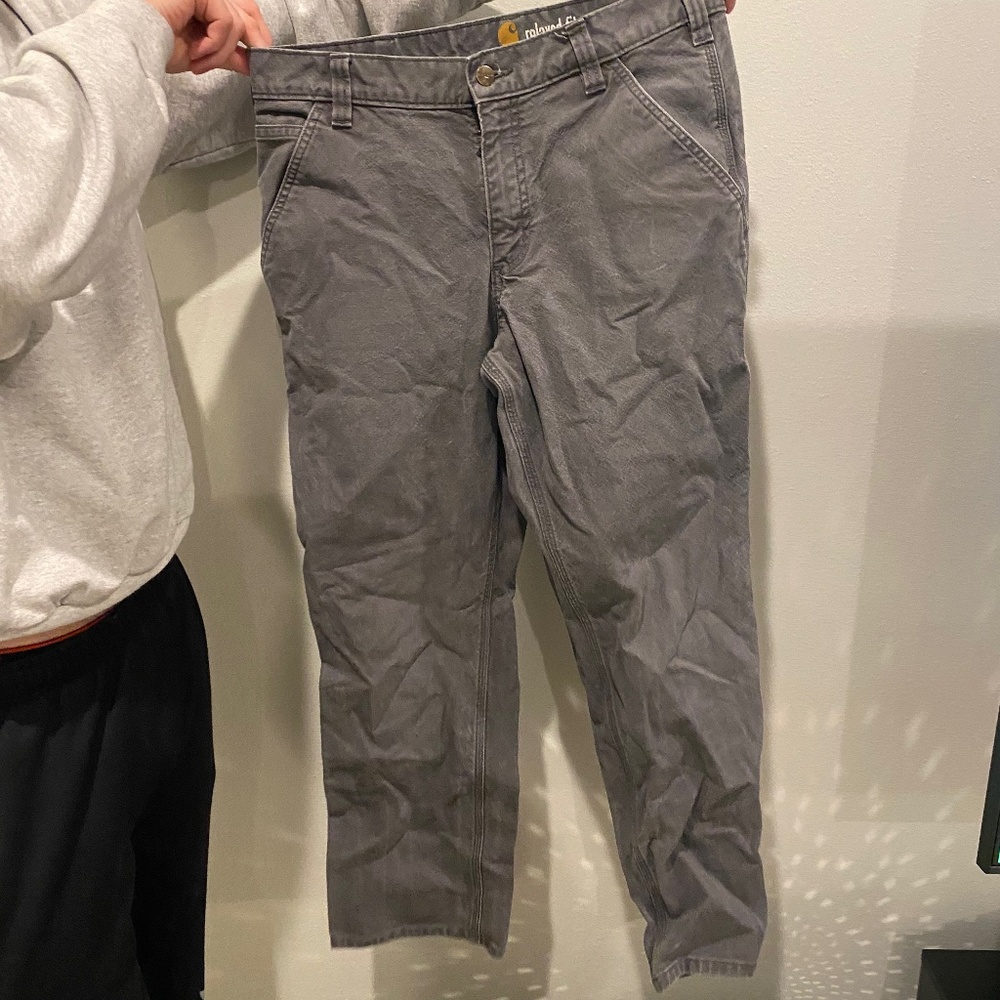 Grey Carhartt Pants - 32x30 - relaxed fit